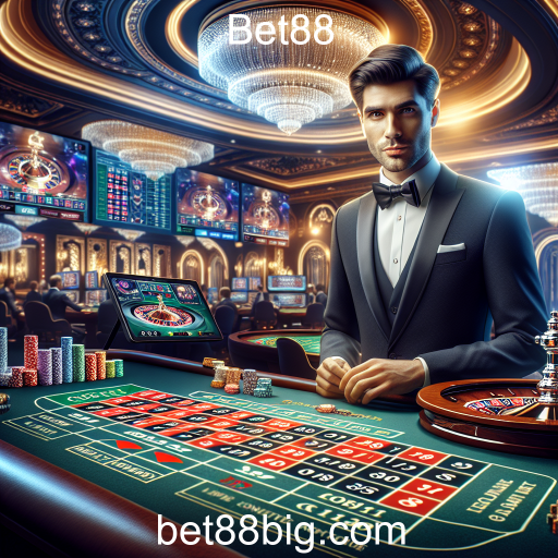 Experiência Imersiva no Cassino ao Vivo da Bet88